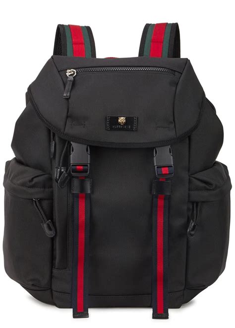 gucci canvas backpack for cheap|gucci padlock backpack black.